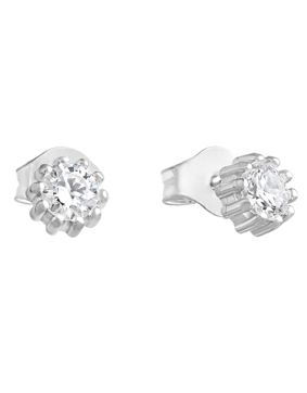 Lempikoru Bud solitär stiftorhangen 4 mm silver platinerat 33 079 01 000