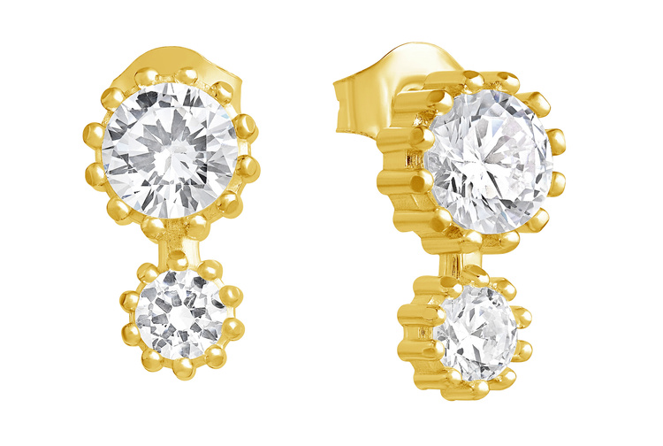 Lempikoru Bud 2-sten stiftorhangen guldpläterat 53 078 01 000