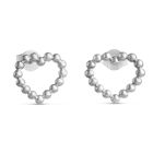 Lempikoru pearl love silver platinerat hjärtörhängen 34 085 00 000