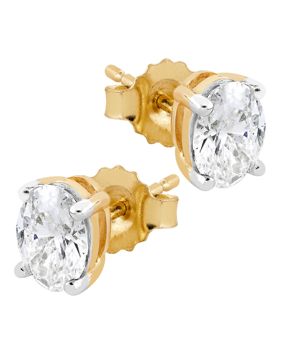 Midem Copenhagen diamantörhängen 1,00ct gulguld