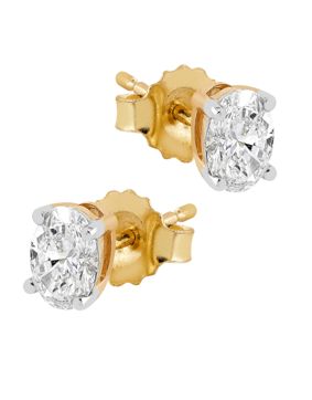 Midem Copenhagen diamantörhängen 0,50ct gulguld