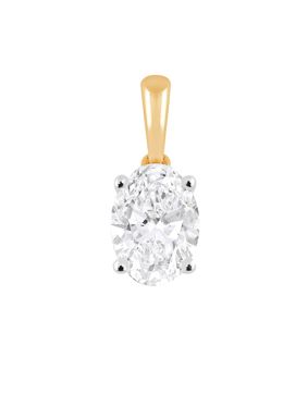 Midem Copenhagen diamanthänge 0,75ct gulguld