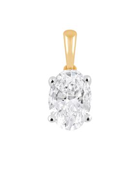 Midem Copenhagen diamanthänge 1,00ct gulguld