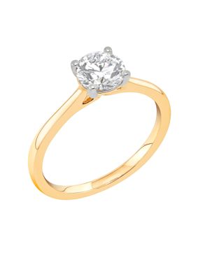 Midem Helsinki enstens diamantring 1,00ct gulguld