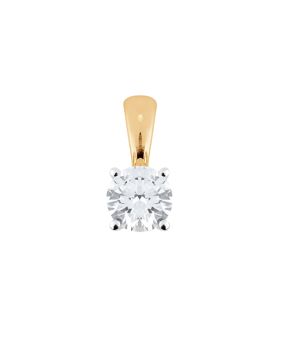 Midem Helsinki diamanthänge 0,25ct gulguld