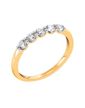 Midem London diamantring 0,50ct gulguld