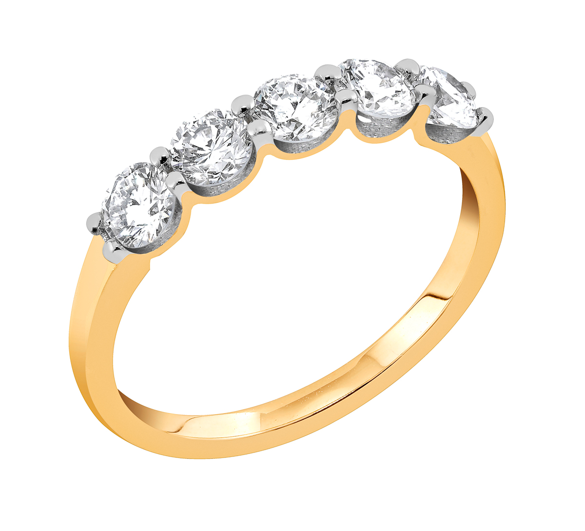 Midem London diamantring 1,00ct gulguld