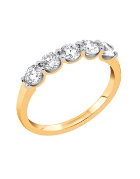 Midem London diamantring 1,00ct gulguld