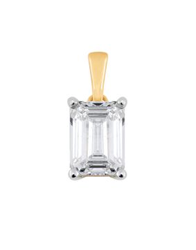 Midem Stockholm diamanthänge 1,00ct gulguld