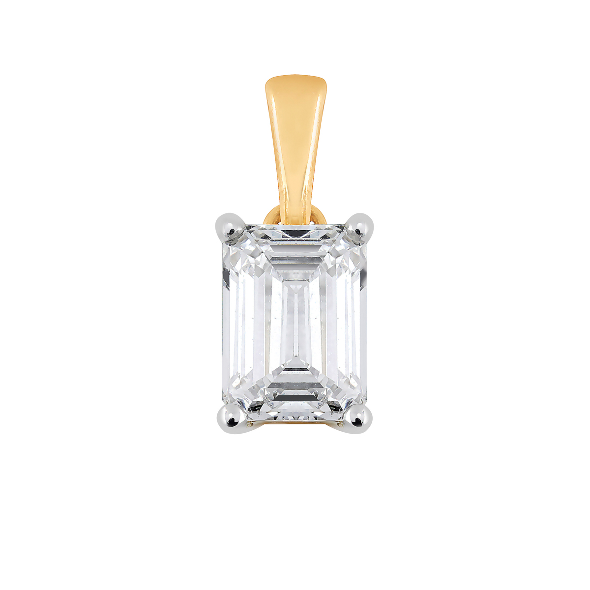 Midem Stockholm diamanthänge 0,75ct gulguld