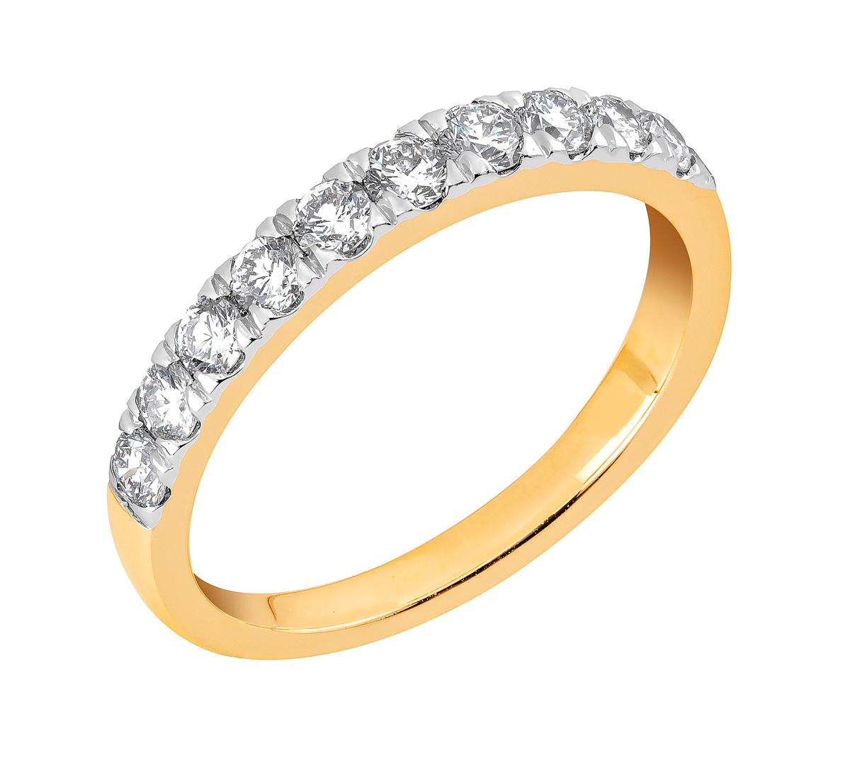 Midem Vienna diamantring 0,75ct gulguld