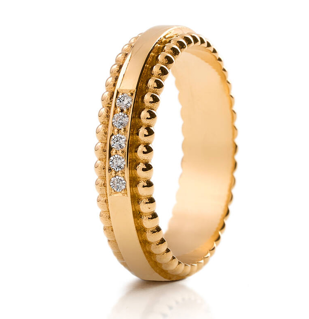 Lumoava Hearts diamantring gulguld L72213990000