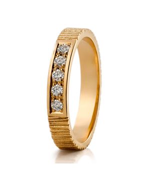 Lumoava Stripe diamantring gulguld L72217390000