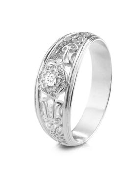 Lumoava Wildflower diamantring vitguld L82220290000