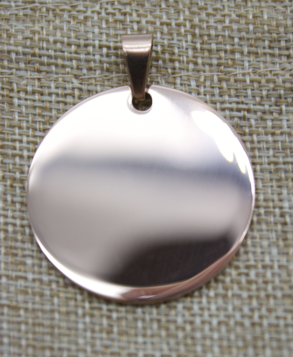 Husdjur namnbricka rund roseguld