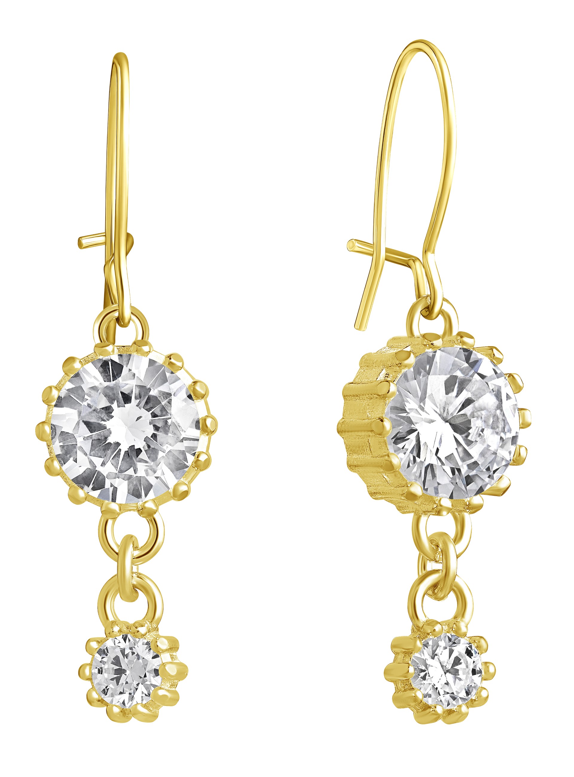 Lempikoru Bud krokorhangen med två stenar guldpläterat 54 077 01 000