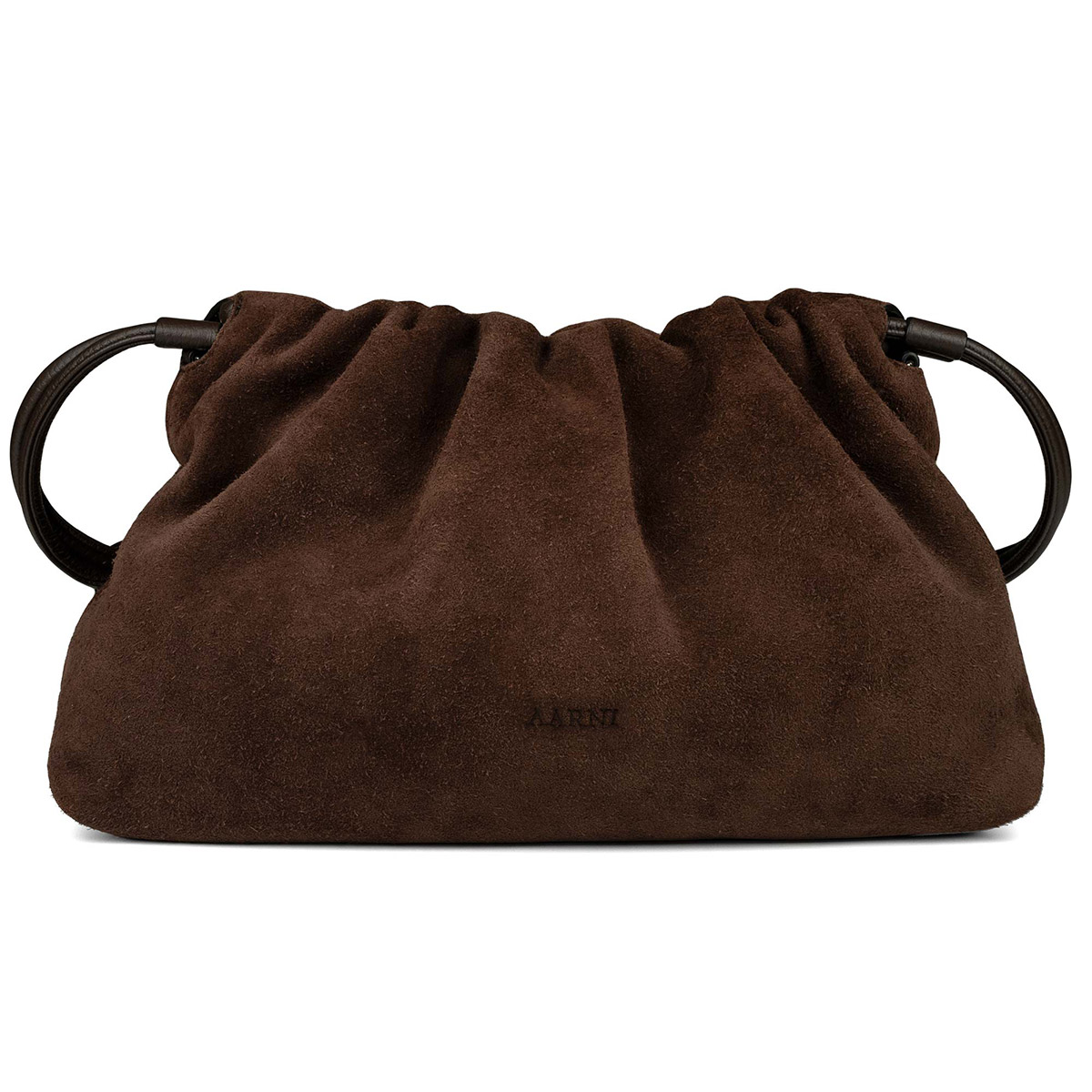 Aarni Linne Clutch väska brun mocka
