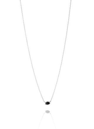 Efva Attling Love Bead halsband Silver Onyx 10-100-01570-4245