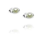 Efva Attling Love Bead örhängen Silver Green Quartz 12-100-01573-0000