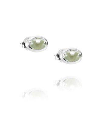 Efva Attling Love Bead örhängen Silver Green Quartz 12-100-01573-0000