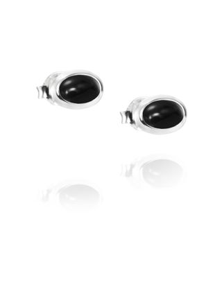Efva Attling Love Bead örhängen Silver Onyx 12-100-01574-0000