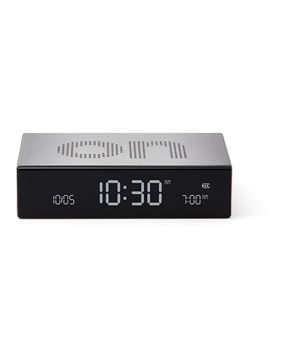 LEXON väckarklocka Flip Premium Silver
