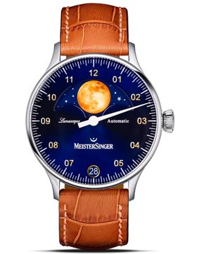 Meistersinger Lunasope Blue with Gold LS908G