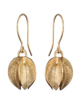 Kalevala Snow Flower örhängen brons 3682142K