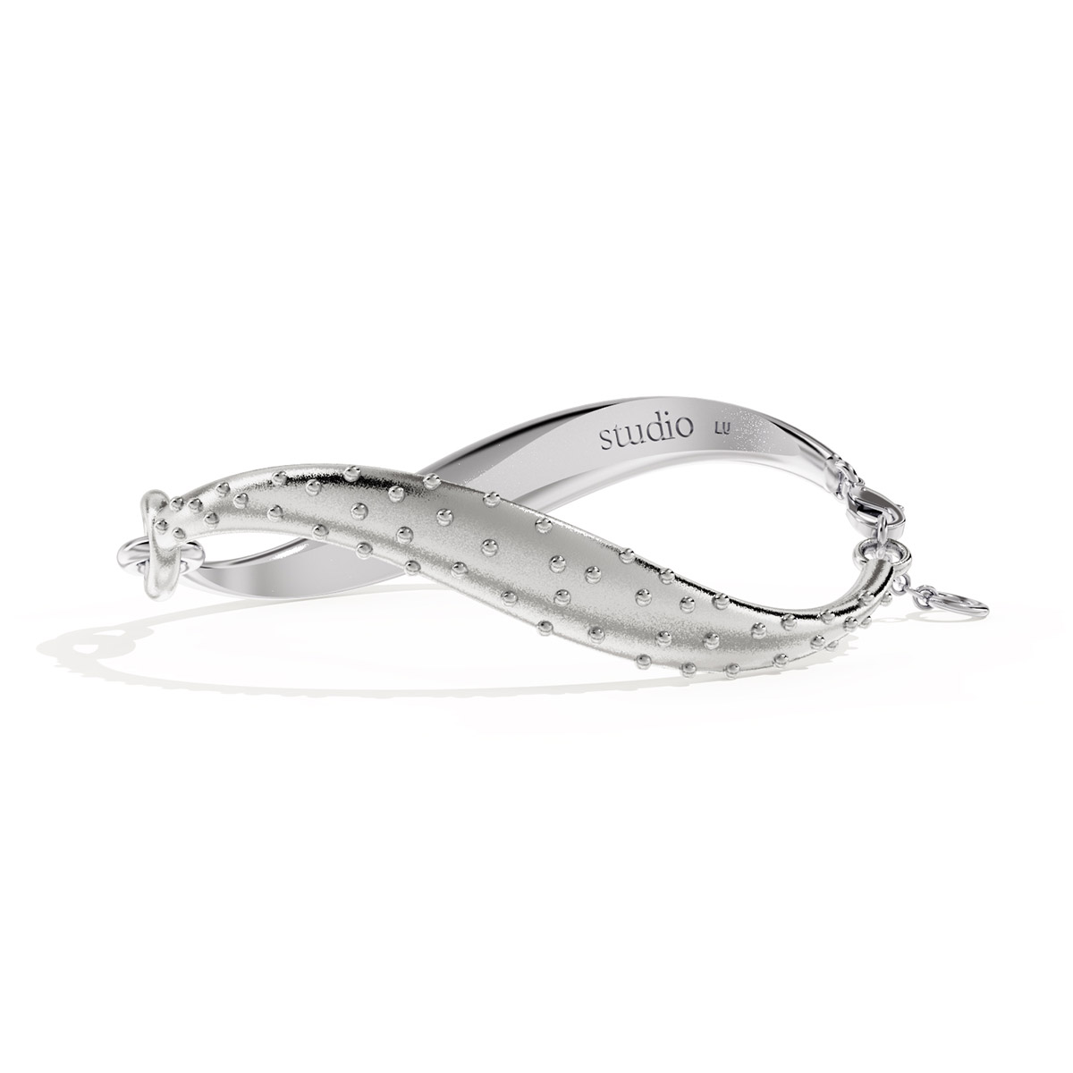 Lumoava Studio Drop Cosmic Wave armband i rhodierat brons LS53260100000