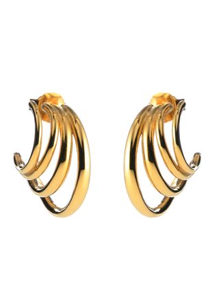 Lumoava Studio Drop förgylld örhänge (ring) ON REPEAT LS64250210000