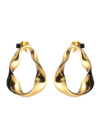 Lumoava Studio Mood förgyllda örhängen LOOP ME IN LS64250140000