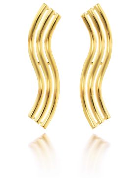 Lumoava Aaria guldpläterat silver örhängen L64240910000