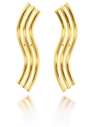 Lumoava Aaria guldpläterat silver örhängen L64240910000