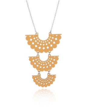 Lumoava Aika halsband i trä mandarin LV6244200030