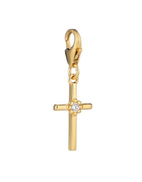 Lumoava Daisy förgylld kors berlock L61258130000