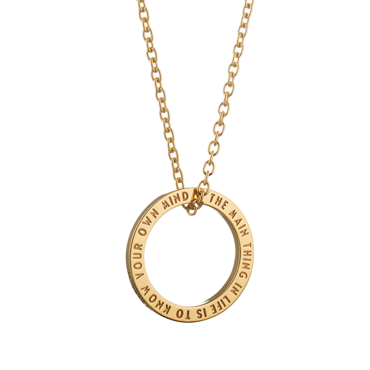 Lumoava x Moomin Snusmumriken Quote gulgallrat silverhalsband MO661800000