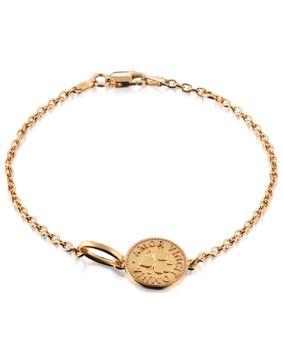 Lumoava Penny förgylld armband L63251100000
