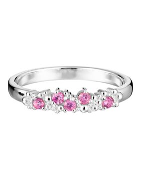 Lumoava Tiara safirring vitt guld L82261450000