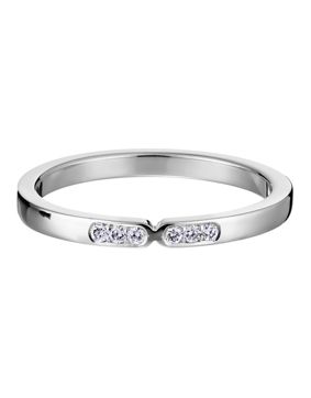 Lumoava Yhdessä diamantring vitt guld L82261730000