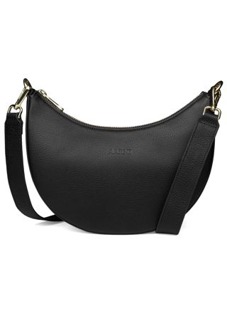 Aarni Luna älg läder väska svart-guld