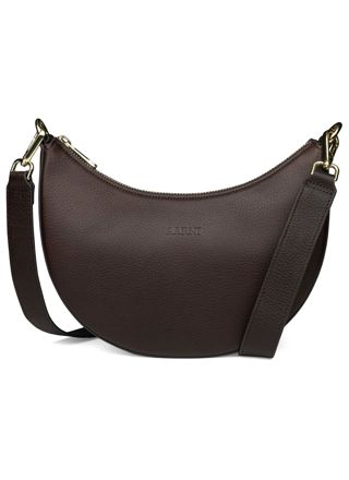 Aarni Luna älg läder väska brun-guld