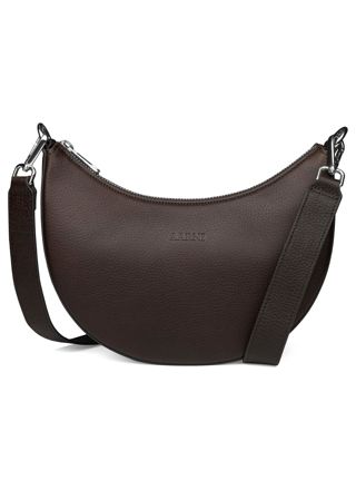 Aarni Luna älg läder väska brun-silver