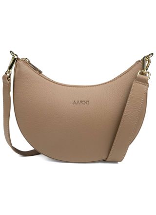 Aarni Luna älg läder väska sand-guld