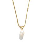 Madoww Luna halskedja med pärla 50 cm