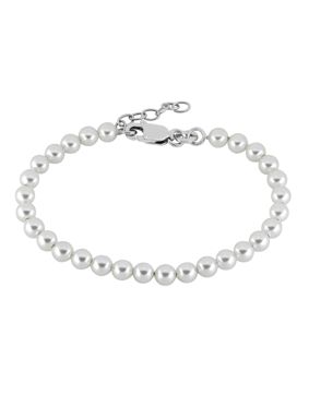 Lykken Pearls doparmband 14+2cm