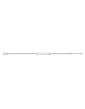 Lykken barn armband med bricka silver