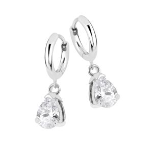 Lykka Casuals zirkonörhängen silver main product photo