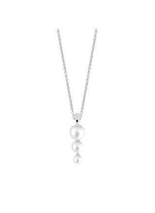 Lykka Pearls pärlberlock silver trippel LYS25071