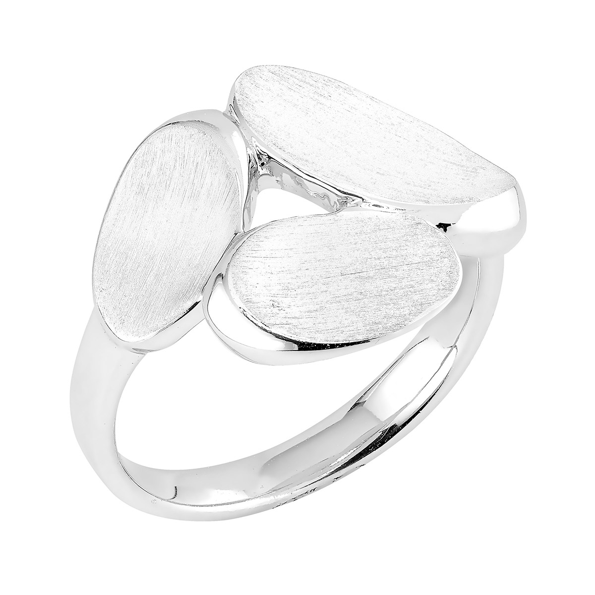 Lykka Casuals silver ring oval LYS25081