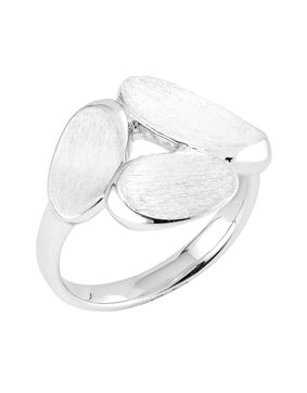 Lykka Casuals silver ring oval LYS25081